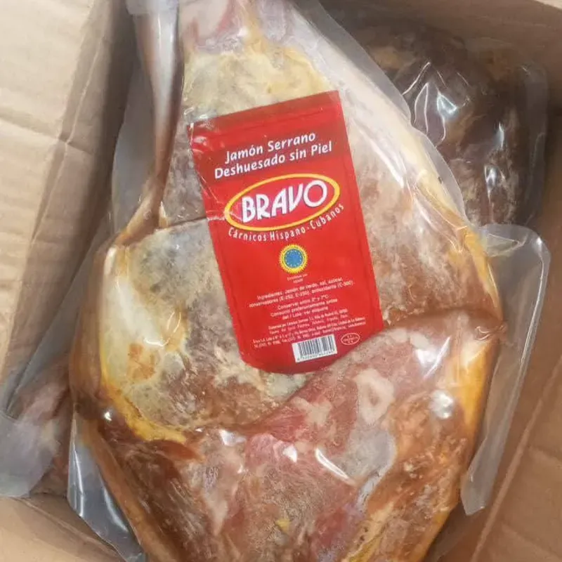 PIERNA JAMÓN SERRANO DESHUESADA Y SIN PIEL