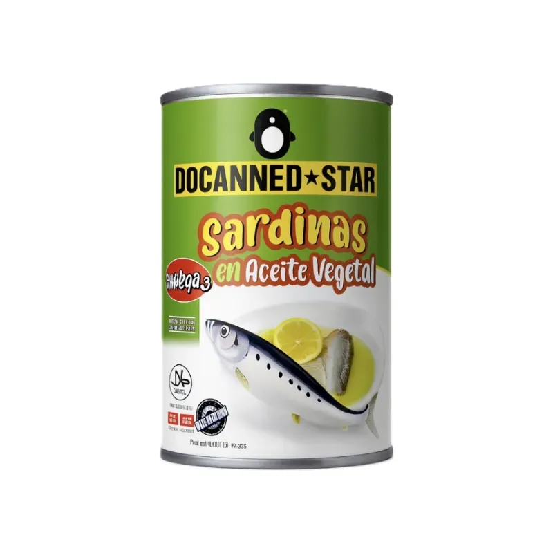 SARDINAS EN ACEITE VEGETAL