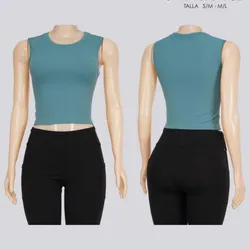 Blusa Corta Verde