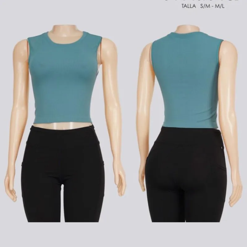 Blusa Corta Verde