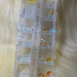Caja de Piedra Tornasol Clear+Balines 