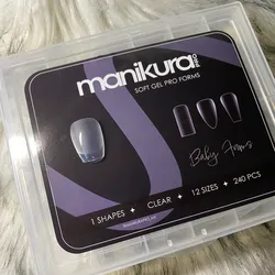 Caja de Tips Soft Gel Coffin Corto