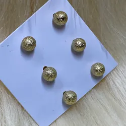 Dormilón Pequeño Corrugado Laminado Oro 14