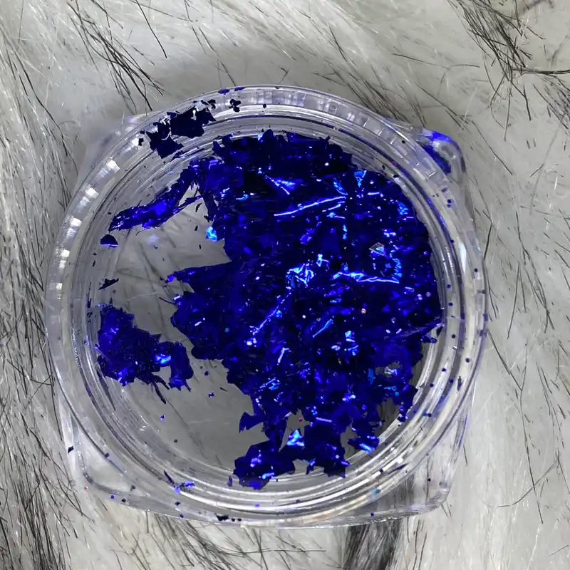 Efecto Flake Azul Rey
