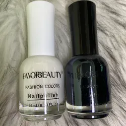 Esmalte Natural 16ml Blanco y Negro