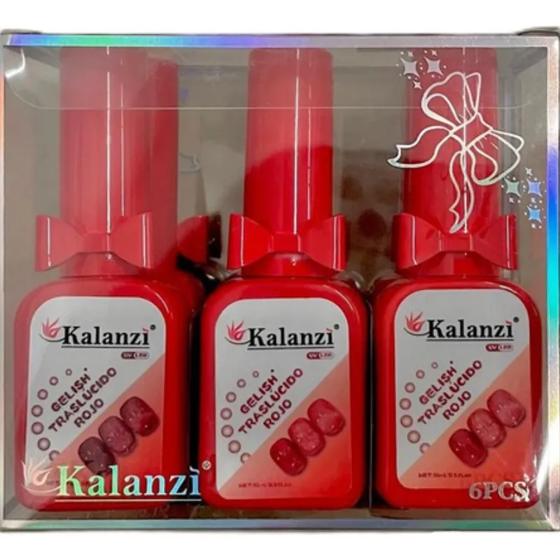Esmalte Rojo  Traslúcido  kalanzi