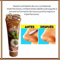 Exfoliante Facial de Coco