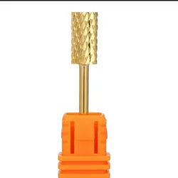 Fresa Cilindro de Carburo Dorado 