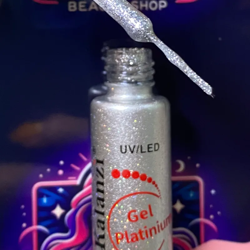 Gel Platinium Plateado