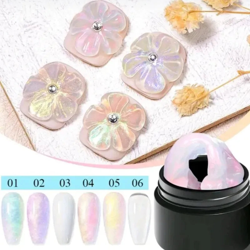 Gel Sólido con Efecto Aurora