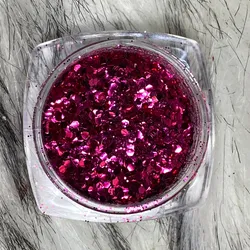 Glitter Fino Rosado Oscuro 