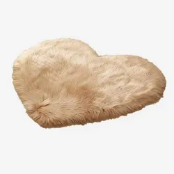 Mantel Peluche de Corazón Dorado 