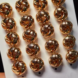 Nudos Lisos Medianos Laminado Oro 18