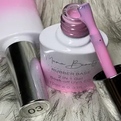 Base Rubber 2 en 1 Mana Beauty #03