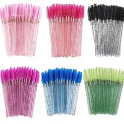 Paquete de 50 Cepillos Para Cejas y Pestañas