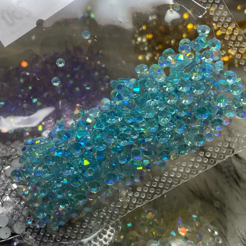 Piedras Tornasol Azul Sobre Mixto