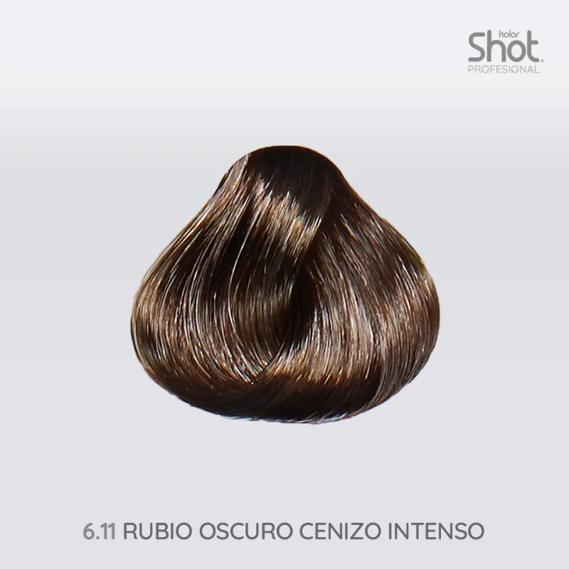 Rubio Oscuro Cenizo Intenso 6.11
