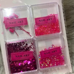 Set de Decoración Variada Rosa Oscuro 