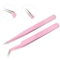 Set de Pinzas Sencillas Para Pestañas