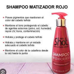 Shampu Matizador Rojo Shot