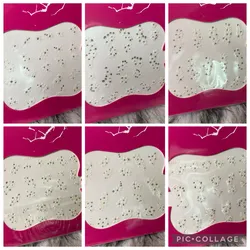 Sticker Pequeño Flores Blancas