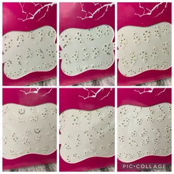 Sticker Pequeño Flores Blancas