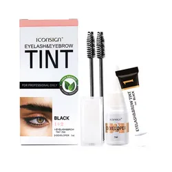Tinte ICONSINGN Negro Para Cejas y Pestañas