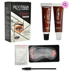 Tinte Para Cejas y Pestañas Rootana Henna