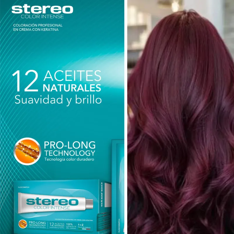 Tinte Stereo Rubio Oscuro Púrpura 6.62