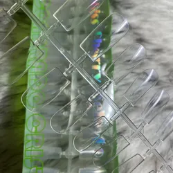 Tips Soft Gel Coffin Cristal 