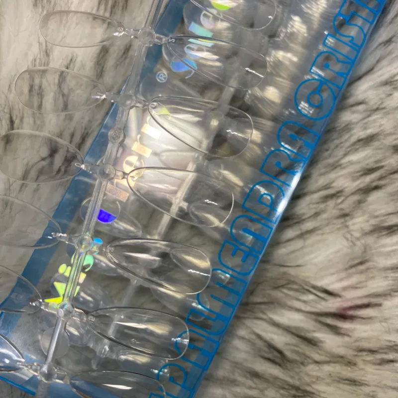 Tips Soft Gel Almendra Cristal 