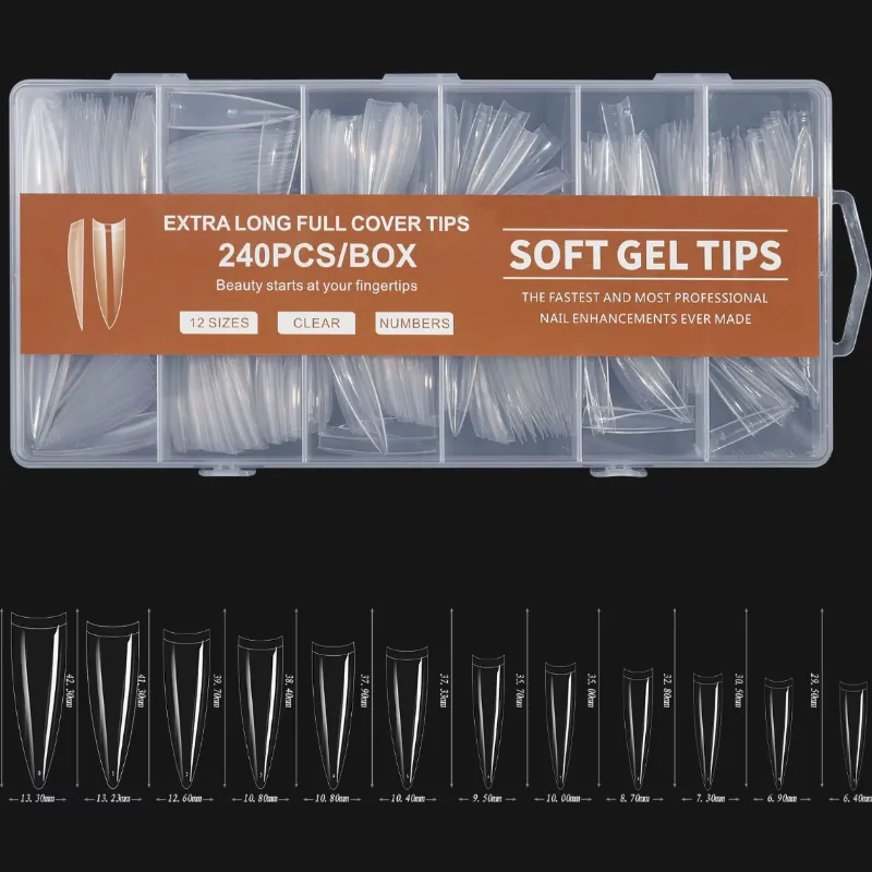 Tips Soft Gel Stiletto 4xl