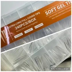 Tips Soft Gel Stiletto 4xl