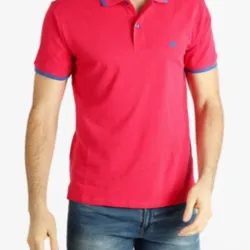 Pullover polo rosado