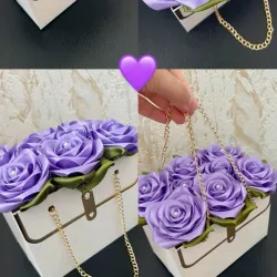 Bolsa con alfileres de diamantes
