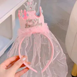 Diadema con velo