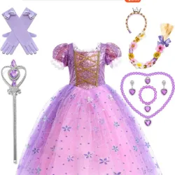 Vestido de Rapunzel