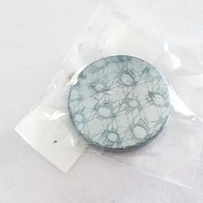 Actrilico azul redondo