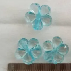 Flor Azul Transparente