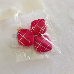 Rombo fucsia, 3 piezas
