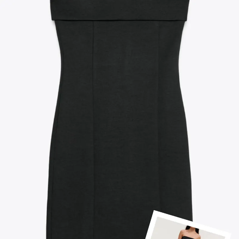 Vestido Strapless Negro