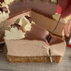 Cheesecake de doble chocolate