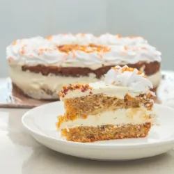 Cuña de Carrot Cake.(tarta de zanahoria)