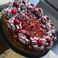 Cuña de cheesecake frutos rojos