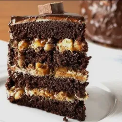 Cuña de torta snikers