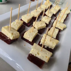 Dados de queso y guayaba