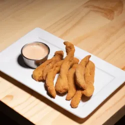 Fajitas de pollo empanadas