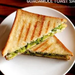 Sandwich con Guacamole(Aguacate)