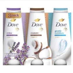 3 Pack Body Wash Dove