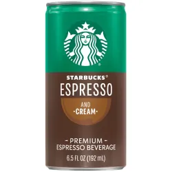 Bebida Starbucks Espresso and Cream